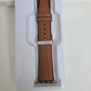 42/44/45/49mm Spigen Leather Strap For Smartwatch – Brown Color