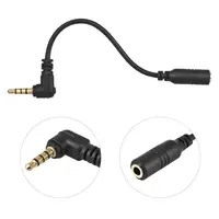 3 Pole TRS Female to 4 Pole TRRS Male Microphone Converter (DSLR to Smartphone Converter Jack) - Image 3