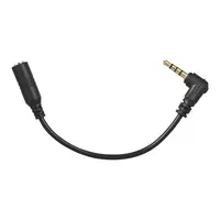 3 Pole TRS Female to 4 Pole TRRS Male Microphone Converter (DSLR to Smartphone Converter Jack) - Image 4